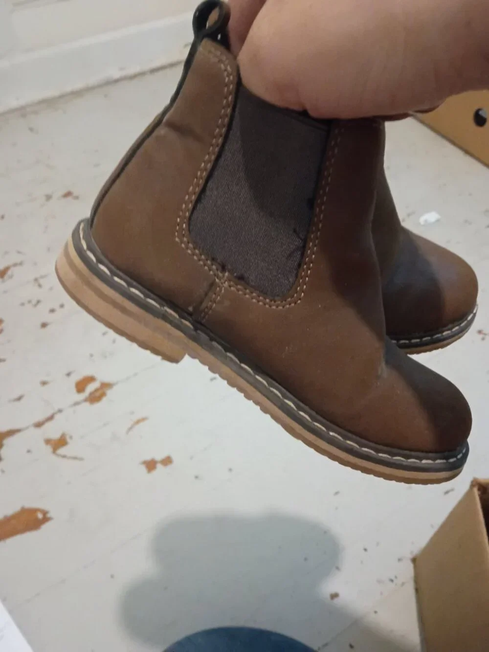 Crevo size 9 boys slip on boots